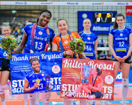 Ihr seid Legenden: Krystal Rivers und Roosa Koskelo - Foto: Jens Körner Bildermacher Sport